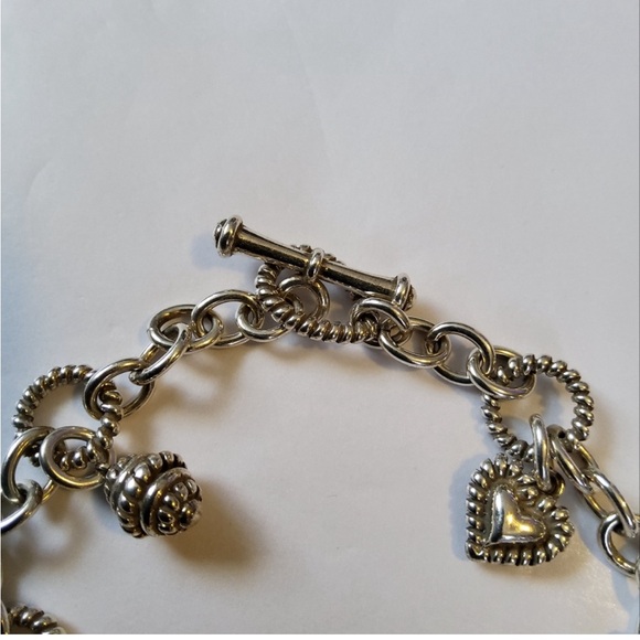 14k 925 Samuel Benham BJC Charm Bracelet Vintage - Picture 4 of 7